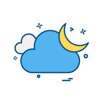 Cloud icon design vector Stock Illustration
