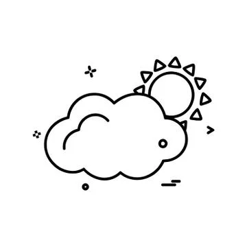 Cloud icon design vector Stock Illustration