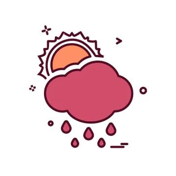 Cloud icon design vector 스톡 일러스트