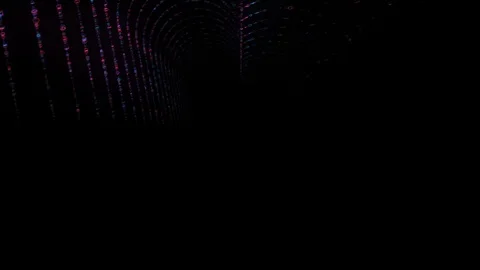 Cloud Icon form Purple Binary Tunnel Stock Footage 115858587