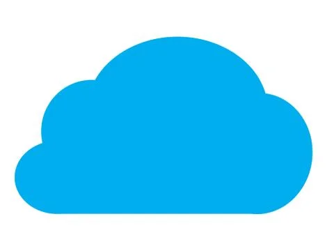Cloud icon icon on white background. flat style. cloud sign. イラスト素材