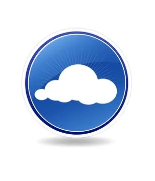 Cloud icon Stock Illustration