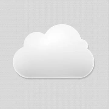Cloud icon Stock Illustration