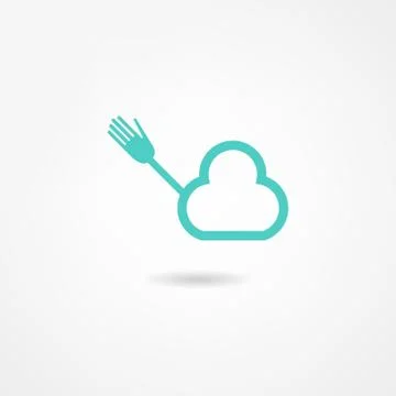 Cloud icon Stock Illustration