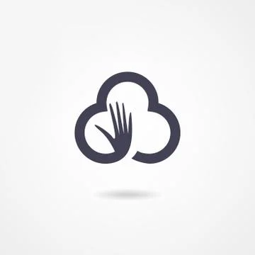 Cloud icon Stock Illustration