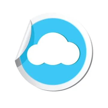 Cloud icon Stock Illustration