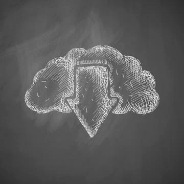 Cloud icon Stock Illustration