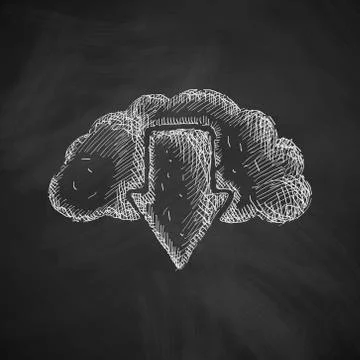 Cloud icon Stock Illustration