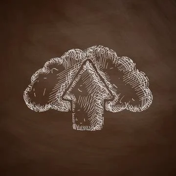 Cloud icon Stock Illustration