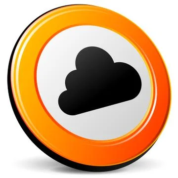 Cloud icon Stock Illustration
