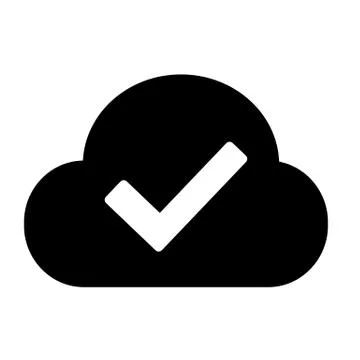Cloud icon Stock Illustration
