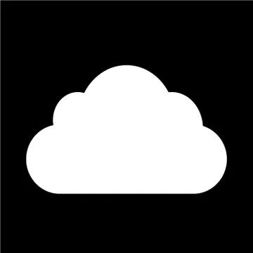 Cloud icon Illustrazione stock