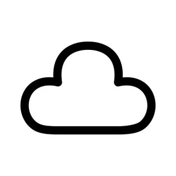Cloud Icon Stock Illustration