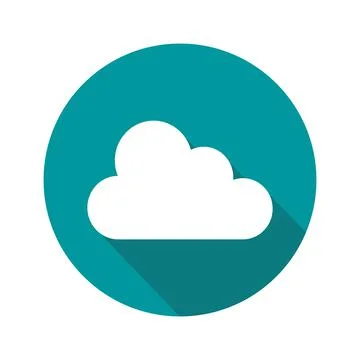 Cloud icon isolated on white background. vector illustration 스톡 일러스트