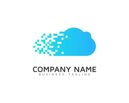 Cloud Icon Logo Design Element (46) Free Stock Illustration