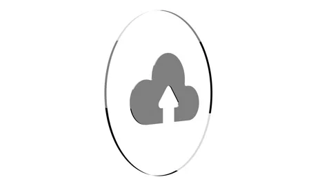 Cloud Icon Loop 04 Stock Footage 151158253