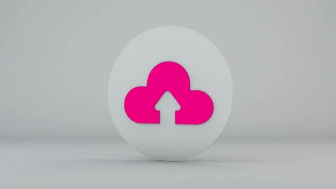 Cloud Icon Loop 05 Stock Footage 152140616