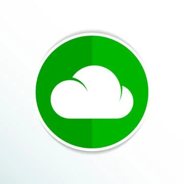 Cloud icon sharing network bin lock forward key server Stock Illustration