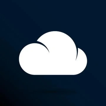 Cloud icon sharing network bin lock forward key server Stock Illustration