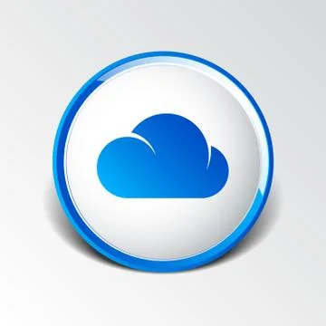 Cloud icon sharing network bin lock forward key server Stock Illustration