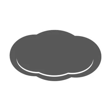 Cloud icon  simple Illustrazione stock