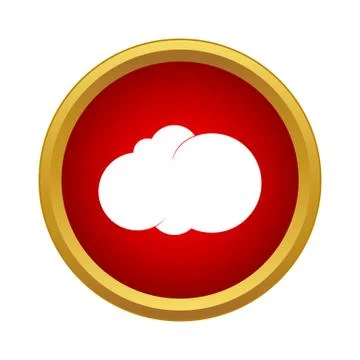 Cloud Icon, simple style Illustrazione stock