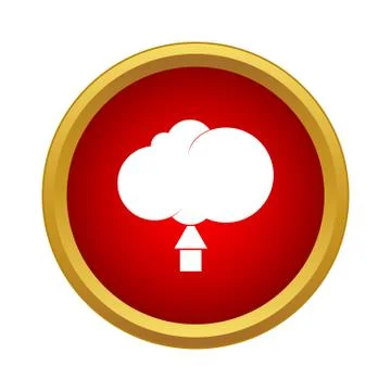 Cloud Icon, simple style Illustrazione stock