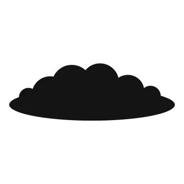 Cloud icon, simple style. Stock Illustration