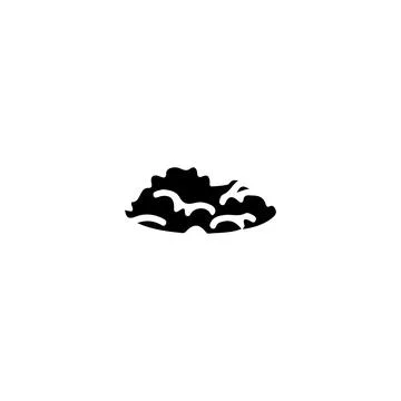 Cloud icon. Simple style web site drag and drop page background symbol. Clo.. Stock Illustration