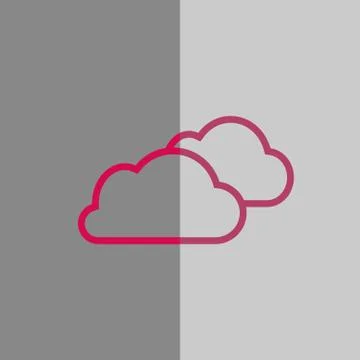 Cloud icon stock vector illustration flat design Иллюстрация