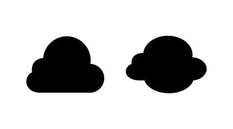 Cloud icon vector. cloud data. cloud services Stock Illustration