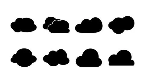 Cloud icon vector. cloud data. cloud services Illustrazione stock