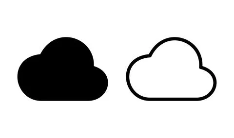 Cloud icon vector. cloud data. cloud services 스톡 일러스트