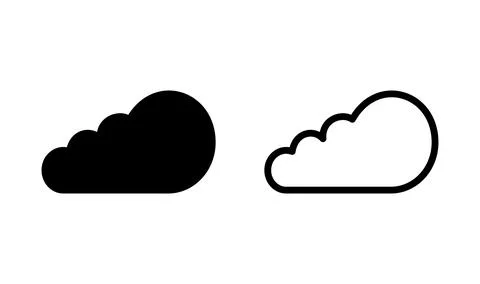 Cloud icon vector. cloud data. cloud services 스톡 일러스트