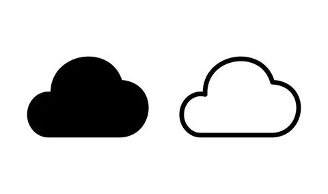 Cloud icon vector. cloud data. cloud services イラスト素材