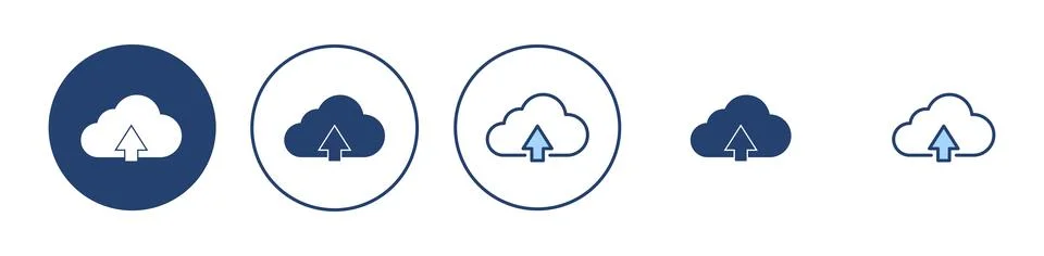 Cloud icon vector. cloud sign and symbol Stock Illustration