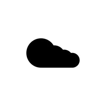Cloud icon vector. cloud vector icon Stock Illustration