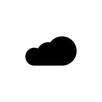 Cloud icon vector. cloud vector icon Stock Illustration