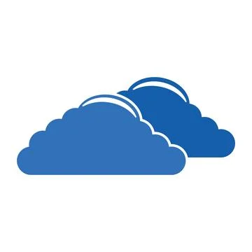 Cloud icon vector Stock Illustration