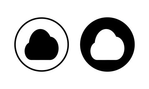 Cloud icon vector illustration. cloud sign and symbol Stock Illustration