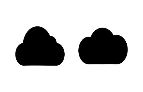 Cloud icon vector illustration. cloud sign and symbol Stock Illustration