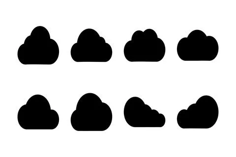 Cloud icon vector illustration. cloud sign and symbol Stock Illustration