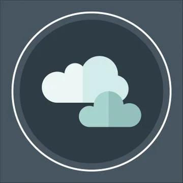Cloud icon Vector illustration Stock Illustration
