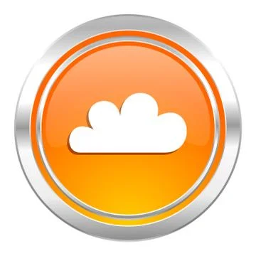 Cloud icon, waether forecast sign. Stock Illustration
