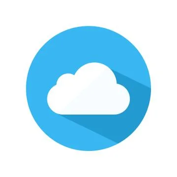 Cloud icon.Cloud storrage Minimalism style. Vector web design .vector illustr 스톡 일러스트