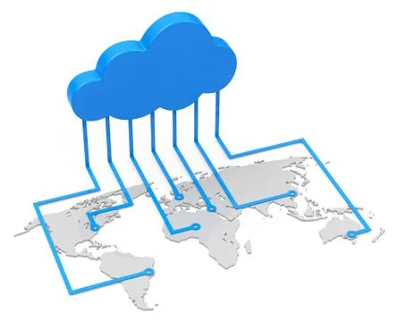 The cloud Stock Illustration