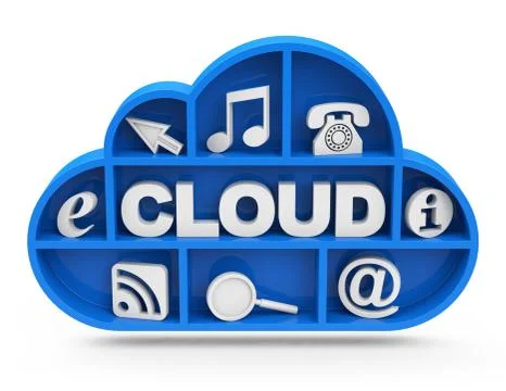 The cloud Stock Illustration