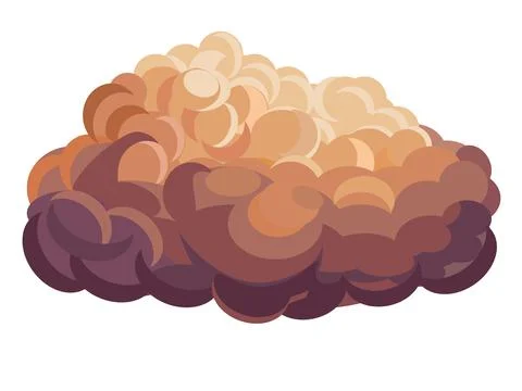 Cloud illustration Stock Illustration