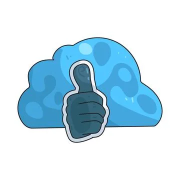 Cloud like illustration イラスト素材