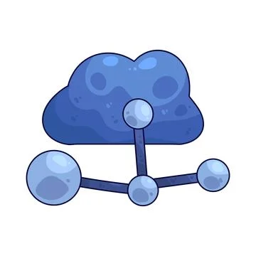Cloud illustration 스톡 일러스트